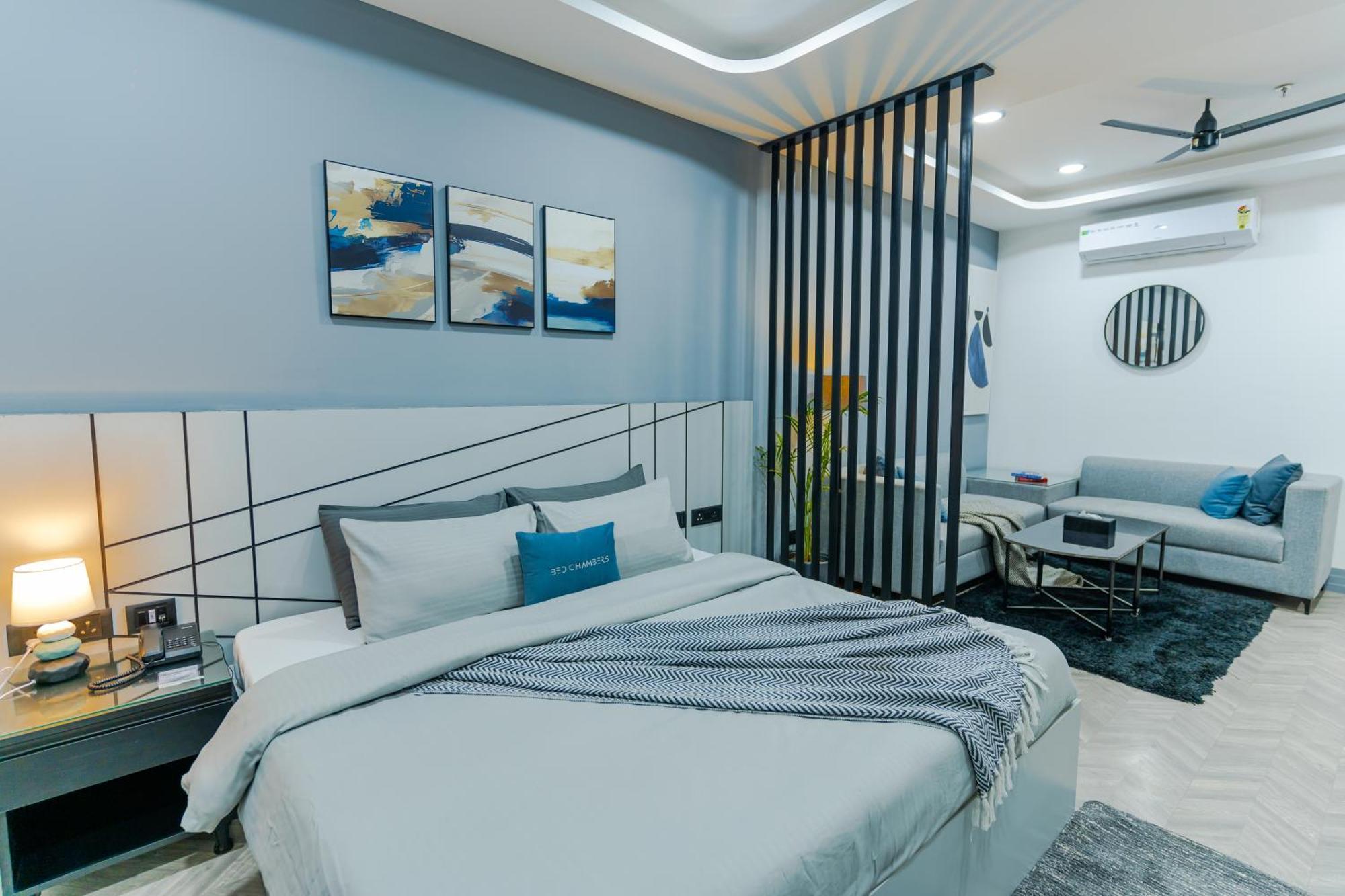 Bedchambers Luxury Apartment Near Golf Course Road Gurgáon Exteriér fotografie